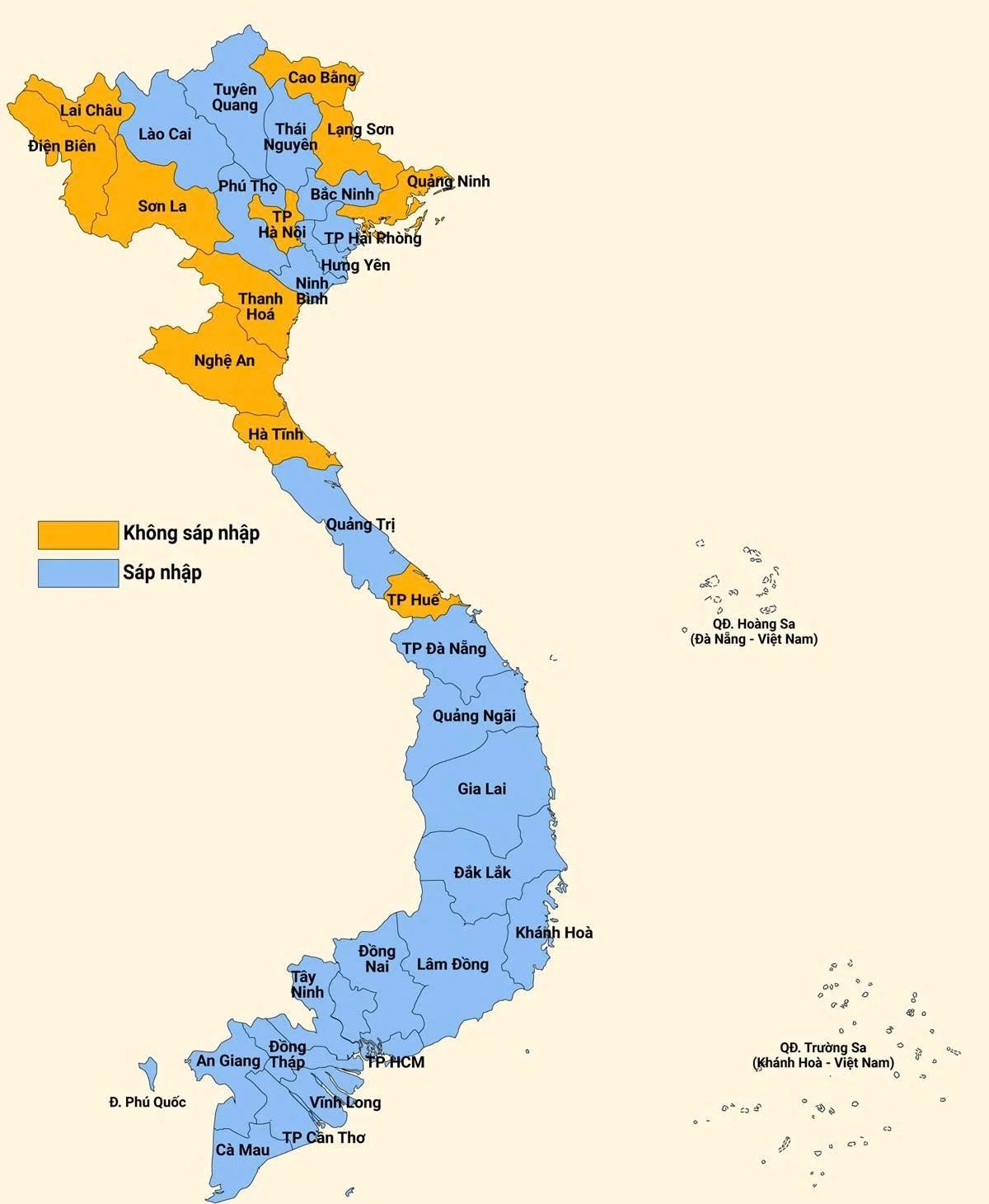 Bản Đồ Việt Nam Sau Sáp Nhập: Thay Đổi Mới Nhất Bản Đồ Việt Nam Sau Sáp Nhập: Thay Đổi Mới Nhất