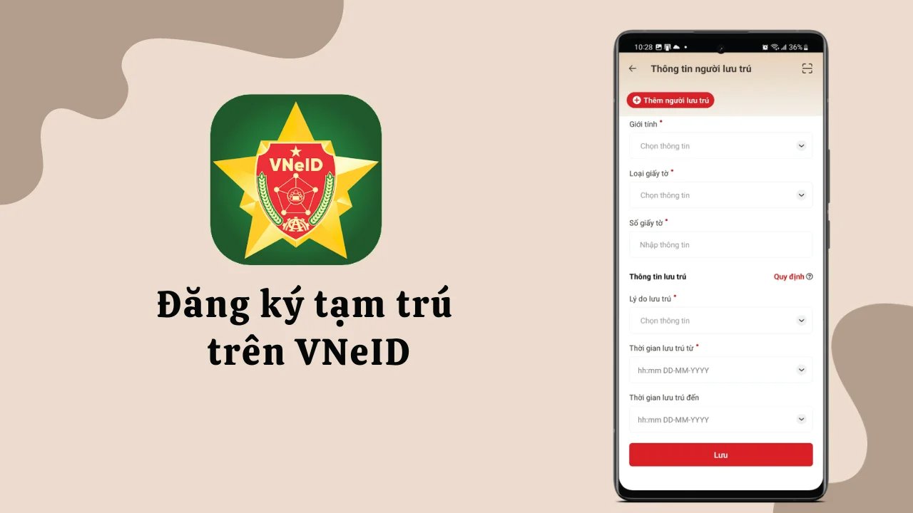 C&aacute;ch đăng k&yacute; tạm tr&uacute; tr&ecirc;n Vneid